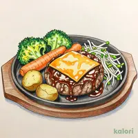 チーズハンバーグランチ