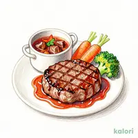 ハンバーグとビーフシチュー