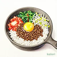 Iron Pot Bibimbap (with Lunch Soup)
