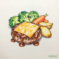 チーズハンバーグ