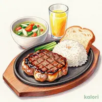 Onigiri Club (Char-grilled Hamburger Set)
