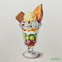 秋の贅沢パフェ
