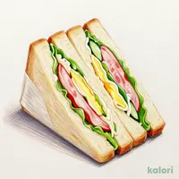 Egg and Vegetable Sandwich