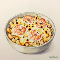 豊富牛乳のえびグラタン