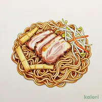 醤油ラーメン風焼きそば