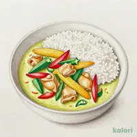 成城石井自家製 グリーンカレー（ジャスミンライス使用）