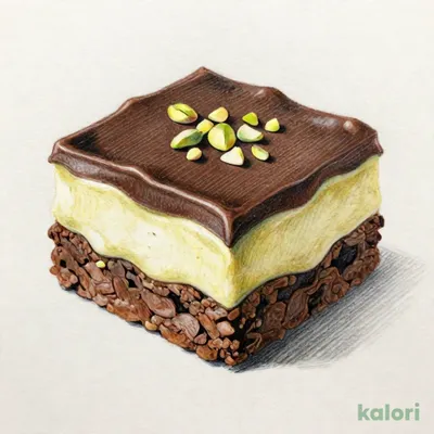 成城石井自家製 ドバイチョコ風ケーキ 1個