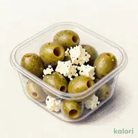 成城石井自家製フェタグリーンオリーブ(種抜き) 130g