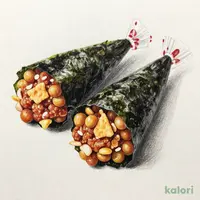 成城石井 手巻納豆梅味 巾着 9個
