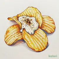 厚切りチップス サワークリームオニオン風味 104g