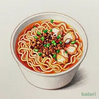 粗挽き唐辛子がきいた辛味ヌードル 1食