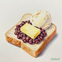 Red Bean Paste & Butter Sandwich