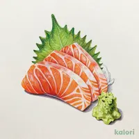 サーモン刺身