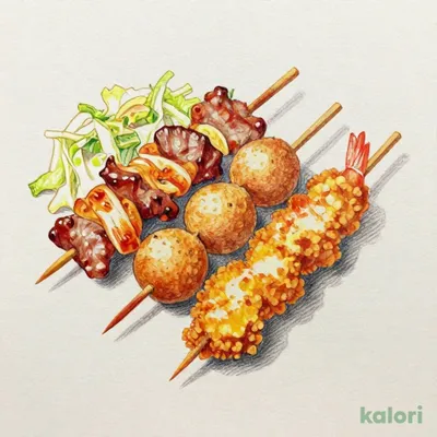 串揚げ3種盛