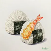海老天むす(2個)