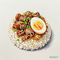 Dote Rice Bowl with Soft-Boiled Egg