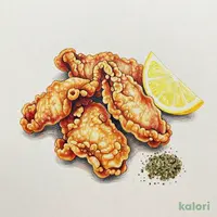 鶏皮揚げ 山椒添え