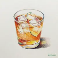Kuro Kirishima (Sweet Potato Shochu), Glass