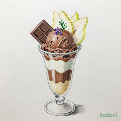 洋梨のスパイスショコラパフェ 520kcal — What's in It & Nutrition