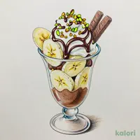 Banana Chocolate Parfait