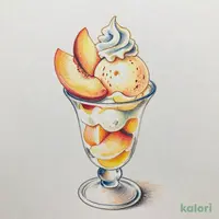 ピーチパフェ