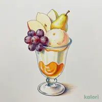 秋の味覚パフェ