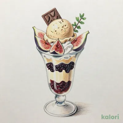 ビオレソリエスとチャイのパフェ