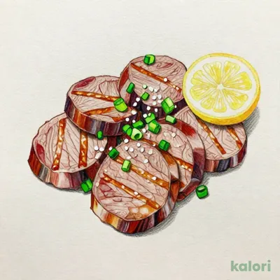 ねぎ塩レモン上たん焼き (1.5人前)
