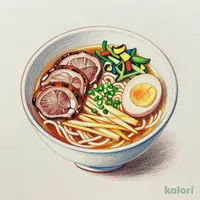 ハーフ上たん焼きと牛テールラーメン