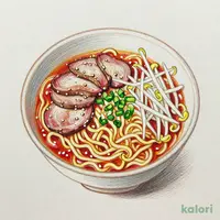 ピリ辛胡麻味噌たんしゃぶラーメン（ハーフサイズ）