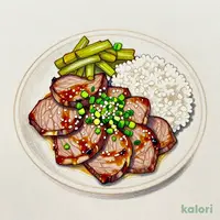 Grilled Premium Beef Tongue and Scallion Set Meal