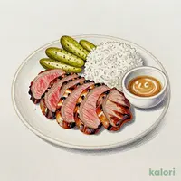Grilled Premium Beef Tongue and Steak Set Meal