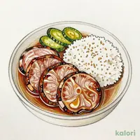 上たん焼きと和風たんシチュー定食（とろろ付）