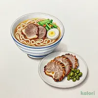 Grilled Premium Beef Tongue and Beef Tail Ramen Set