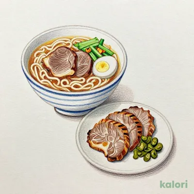 上たん焼きと牛テールラーメン