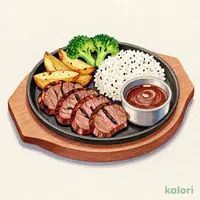 上たん焼きと黒毛和牛ハンバーグ定食