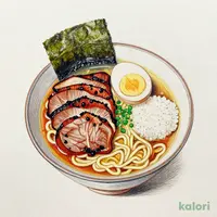 牛たん焼きとハーフラーメン