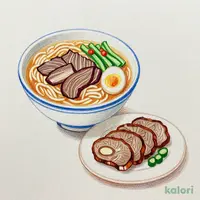 牛たん焼きと牛テールラーメン