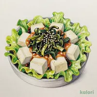 豆腐の和風サラダ