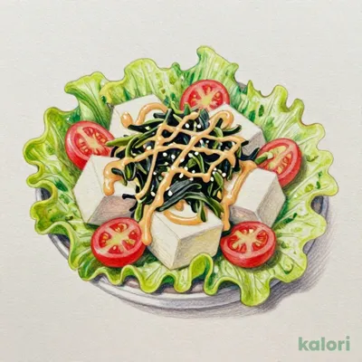 Tofu Salad with Sesame Dressing