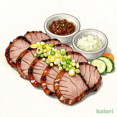 ねぎ塩レモン上たん焼き定食 1.5人前(180g) とろろ付