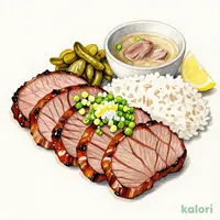 ねぎ塩レモン上たん焼き定食 1人前(120g)（2022.12版）