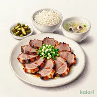 ねぎ塩レモン極上厚切りたん焼き定食 1.5人前(180g)（2022.12版）
