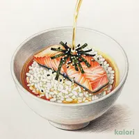お茶漬け　鮭