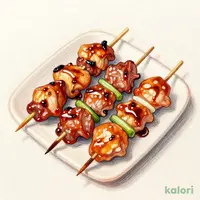 本日の5種串焼盛り合せ　たれ