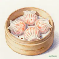海老蒸し餃子(蒸篭蒸し)