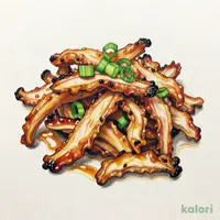 炙り鶏皮ぽん酢