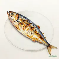 開き秋刀魚の炙り焼