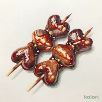 鶏ハツ串 たれ（２串）