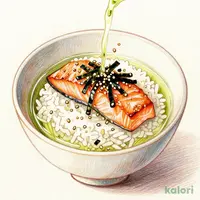 Salmon Ochazuke (Rice with Tea/Broth)